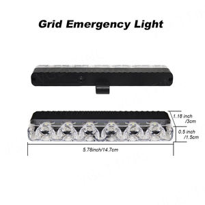 Nouvelle Mode 4X6 Voiture Led Grille Lumière Stroboscopique D'urgence <span class=keywords><strong>Télécommande</strong></span> Sans Fil Grill Signal Avertissement Clignotant Balise Ambulance Lampes - Product Image 5