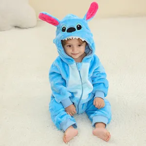 MICHLEY Hot Selling Hooded Animal Cosplay Rabbit Clothes Comfortable And Warm Babies Jumpsuit Baby Boys Romper