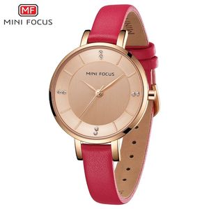 Mini Focus MF0255L MF 0255 Reloj de Pulsera de Cuero para Mujer, Diseño Nuevo, Resistente al Agua, Reloj de Cuarzo Japonés para Mujer - Product Image 5