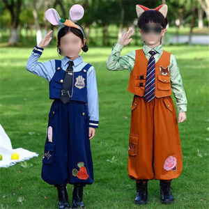 Costume di Alta Qualità di Nick e Judy Hopps, Abbigliamento per Cosplay di Personaggi Anime, Outfit per Spettacoli - Product Image 3