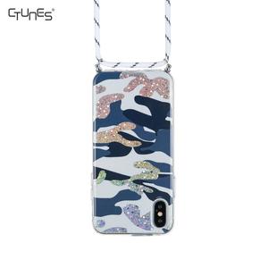 Ajustable cordón Correa cuello camuflaje funda para teléfono para iPhone xs. - Product Image 3