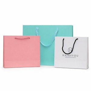 Sacs en papier de luxe personnalisés directement de l'usine avec votre logo, sacs cadeaux promotionnels en tissu avec poignée - Product Image 5