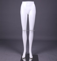 Mannequin de jambe de modèle d'affichage de pantalon en plastique avec le bas du corps factice de base pour l'affichage de pantalon