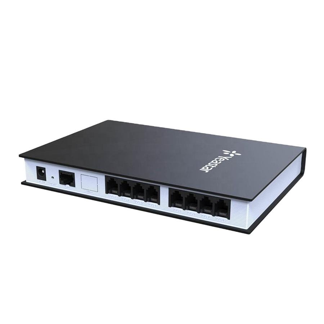 Yeastar TA800 8-Port FXS VoIP Gateway SIP IAX2 T.38 Fax QoS VLAN TR069 Auto Provision Analog Phone Office PBX Voice Gateway