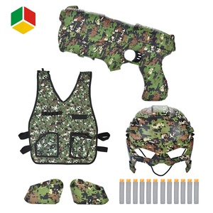 QS Toys Favor-pistola <span class=keywords><strong>eléctrica</strong></span> de camuflaje para niños, juguete de plástico con tela de camuflaje - Product Image 1