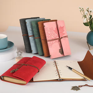 A5 Pu Leather Old Classical Notebook Customized <b>Gift</b> Logo Printed Business Office Supplies Diary Book Sewing Binding Wholesale - Product Image 4