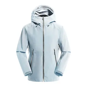 Men's Lightweight Waterproof Soft Shell Jacket for Hiking and Travel Polyester Material for Adults