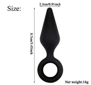عرض ترويجي لسدادة شرجية على شكل سهم للمدخل الخلفي من السيليكون لتدليك البروستاتا، لعبة جنسية للاستخدام من قبل البالغين - Product Image 3