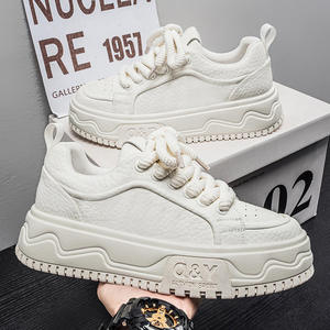 Chunky Height Increasing Men's Flat shoes Fashion <b>Sneakers</b> for men Platform Sports skateboard shoes Casual Walking Style Shoes - Product Image 2