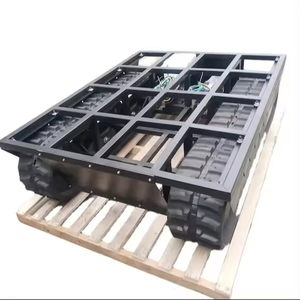 Sasis karet jalur bergerak mudah, Crawler <span class=keywords><strong>Undercarriage</strong></span> digunakan di pertanian hutan dan Industri - Product Image 1