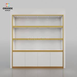 Modern LED Spotlight Table <b>Wall</b> Recessed Jewelry <b>Display</b> <b>Case</b> with Locking Mirror for Showcases - Product Image 5