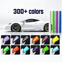 Film vinyle pour voiture Super Gloss Grey, plusieurs couleurs populaires, changement de couleur, sans décoloration, sans distorsion