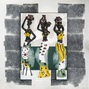 Figura Decorativa Personalizada de Resina Pintada a Mano, Estilo Retro Africano Exótico, Personaje de Película/TV, Ecológica, para Decoración de Sala de Estar, Hecha en China - Product Image 3