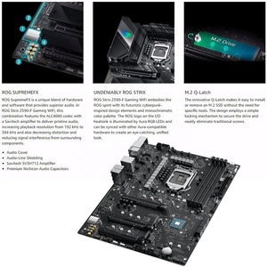 เมนบอร์ด STRIX Z590-F GAMING WIFI มือสองคุณภาพสูง รองรับ LGA1200 Z590 สำหรับซีพียูรุ่นที่ 10/11  DDR4 DP TYPE-C PCIe4.0 รับประกัน 1 ปี Strix Z - Product Image 2