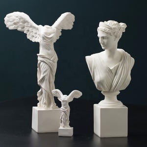 Bustes antiques en fibre de verre, pour femmes grises, sculptures de buste <span class=keywords><strong>Athena</strong></span> à vendre - Product Image 5
