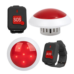 433Mhz hoảng loạn nút người cao tuổi hệ thống báo động người chăm sóc máy nhắn tin SOS Vòng đeo tay khẩn cấp không dây xem cuộc gọi cao cấp người già - Product Image 1