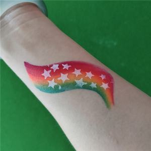 Cosméticos de belleza para niños <span class=keywords><strong>y</strong></span> niñas, diferentes direcciones, tablero de práctica, uso de esponja de maquillaje, plantilla de pintura facial - Product Image 4