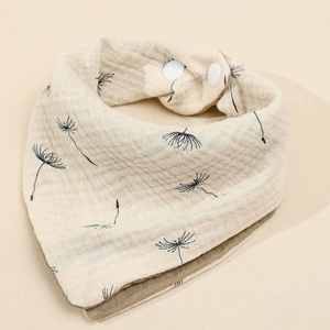 Manufactory Custom <b>Baby</b> 100% Cotton Towel Children'S Eating Bibs <b>Muslin</b> Soft Absorbent Unisex <b>Baby</b> Saliva Towel Bibs - Product Image 4