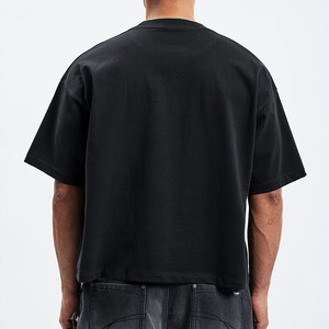 Camisetas Boxy Personalizadas de Alta Calidad para Hombre, Camisetas Boxy Cortadas con Hombros Caídos - Product Image 2