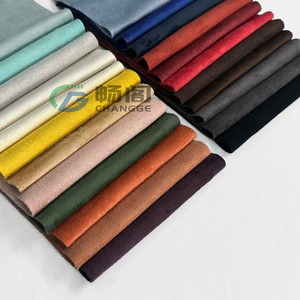 Tela de Gamuza de Fibra de Oveja Tejida en Trama de Poliéster Teñido Elástico en Cuatro Direcciones de Alto Rendimiento para Decoración de Interiores de Automóviles - Product Image 4