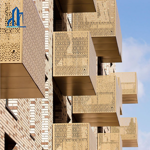 Material de Construcción, <span class=keywords><strong>Placas</strong></span> de Aluminio Perforadas Decorativas de Estilo Americano <span class=keywords><strong>para</strong></span> <span class=keywords><strong>Fachadas</strong></span> Exteriores - Product Image 4