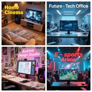 32 Inch 4K UHD IPS Gaming <strong>Monitor</strong> with HDR | 144Hz Refresh Rate G-Sync &amp; AMD FreeSync DP Interface - Product Image 4