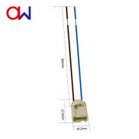 Douille de lampe G9 IV-40, base d'ampoule 40 mm, prise de sécurité AC 220V pour éclairage intérieur