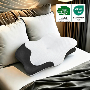 <span class=keywords><strong>Almohada</strong></span> Cervical Ortopédica para Alivio del Dolor de Cuello, Espuma Viscoelástica con Gel Refrigerante, Contorno Terapéutico para Dormir con Insomnio - Product Image 1