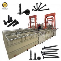 Ligne de phosphatation, ligne de production de vis pour cloisons sèches au phosphate, équipement d'électrodéposition pour le noircissement des vis en MDF