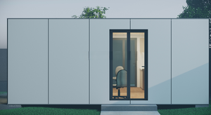 Casa Prefabricada de Lujo, Tipo Cápsula para Jardín, Viviendas Modulares Portátiles, Casas Prefabricadas en Paquetes Planos, Departamentos Pequeños, Casa de Una Planta - Product Image 3