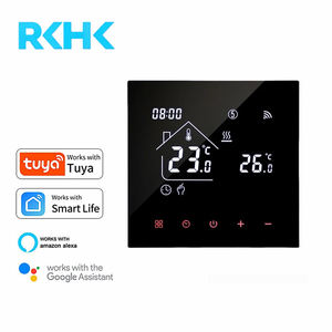 <span class=keywords><strong>Thermostat</strong></span> intelligent RKHK au design moderne, compatible Google <span class=keywords><strong>Nest</strong></span> Wifi, pour le chauffage des appartements et des maisons, avec écran tactile. - Product Image 2