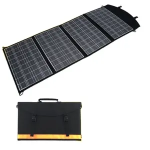 18V 200W Foldable Solar Panels IP65 Mono Portable Solar Panel with Double USB/DC/Type-C Ports Foldable Solar Panels