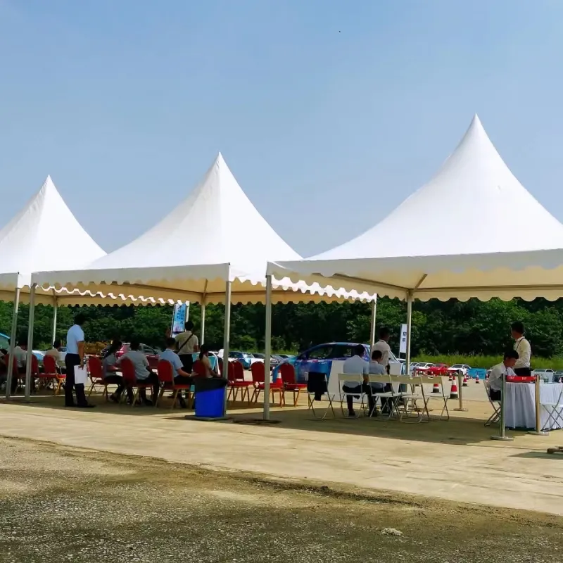 L'alluminio promuove le tende commerciali della pagoda della fiera commerciale per la tenda di affari del telaio della cabina di evento all'aperto