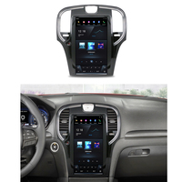 Autoradio avec écran vertical de 13,3 pouces, navigation GPS pour Chrysler 300C 2013 - 2019, lecteur multimédia DVD pour voiture