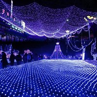 Weihnachts netz Lichter, 8 Modi 31V Niederspannung Mesh Fairy String Lichter für Weihnachts bäume, Büsche