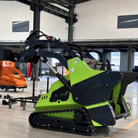 Mini Loader Skid Steer Seri VK1300 Ringkas untuk Pertanian, Bucket 0.19m, Efisiensi Tinggi untuk Pekerjaan Pertanian, Serbaguna untuk Penanganan Material