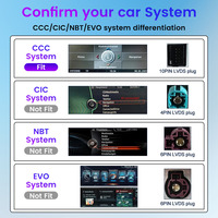 Autoradio 10.25 pouces pour BMW Série 1 E87 2006-2011 LHD RHD CCC système Linux Autoradio GPS Navigation Lecteur DVD IPS Carplay