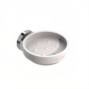 Jabonera Mod Class Negra 10x5x11.8 Cm Accesorio de Baño para Montar en la Pared - Product Image 3