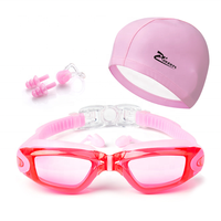 Bonnet pince-nez avec logo personnalisé paquets de bouchons d'oreille lunettes pour nager sans fuite adulte protection UV lunettes de natation anti-buée pour triathlon