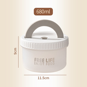Tragbarer Kunststoff für den Außenbereich Luftdicht stapelbarer Getreide kühlschrank Versiegeltes Glas Aufbewahrung behälter für Lebensmittel mit Deckel und Griff - Product Image 6