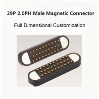 Conector Magnético Macho y Hembra 29P-2.0PH, Conector de Carga Magnético Personalizado con Pin Pogo de 2.0mm