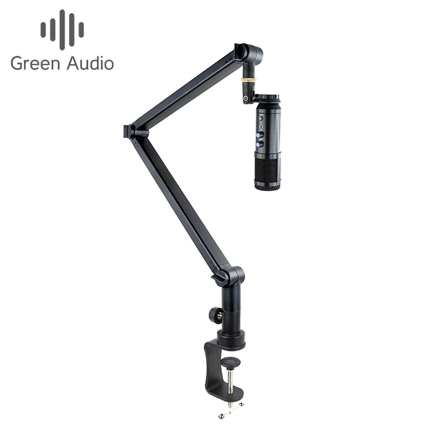 GAZ-45 Desk Folding Aluminum Alloy Springless Cantilever Microphone Scissors Arm Cable Concealed Microphone Stand Microphone