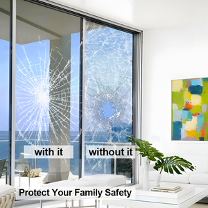 Pellicola di Sicurezza Trasparente 21 Mil, Pellicola Anti-Frantumazione, Copertura in Vetro Temperato Anti-Scoppio per Casa e Ufficio - Product Image 2