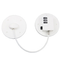 Combinaison 3 chiffres Réfrigérateur Serrure Fenêtre serrure xmm-8037 usine en gros serrure à combinaison blanc et noir disponible