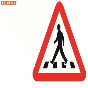 Alibaba Lieferant Schutz Fahrbahn Sicherheit Aufkleber Aluminiumplatte Und Stehen Verkehrszeichen - Product Image 1