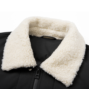 เสื้อแจ็คเก็ตขนเป็ดหนาแบบใหม่ปี 2025 สไตล์ญี่ปุ่น  แบบยูนิเซ็กส์สำหรับคู่รัก ทรงหลวมสบายๆ พร้อมปกขนแกะ - Product Image 2