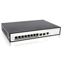 Switch Ethernet VLAN L2 Managed 8CH GE 2SFP 1 Port Konsol Terbaik, Rak Mount Metal, Desktop, Gigabit Network Switch