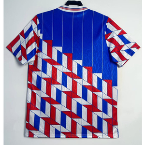 ชุดฟุตบอลฤดูร้อนสไตล์เรโทร 89/90 ชุดเยือน แขนสั้น สำหรับการแข่งขันสโมสรยุโรป แห้งเร็ว - Product Image 2