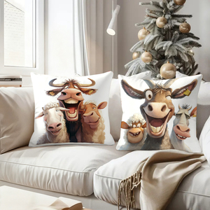 I cuscini Farm Animal Friends portano gioioso risoio e divertimento all'arredamento del tuo soggiorno - Product Image 4