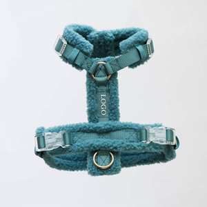 Harness Bulu Domba Lembut - Harness Anjing Kucing yang Dapat Disesuaikan dan Nyaman untuk Hewan Peliharaan Kecil/Menengah/Besar, Rompi Jalan-Jalan Hewan Peliharaan Multi-Warna - Product Image 4